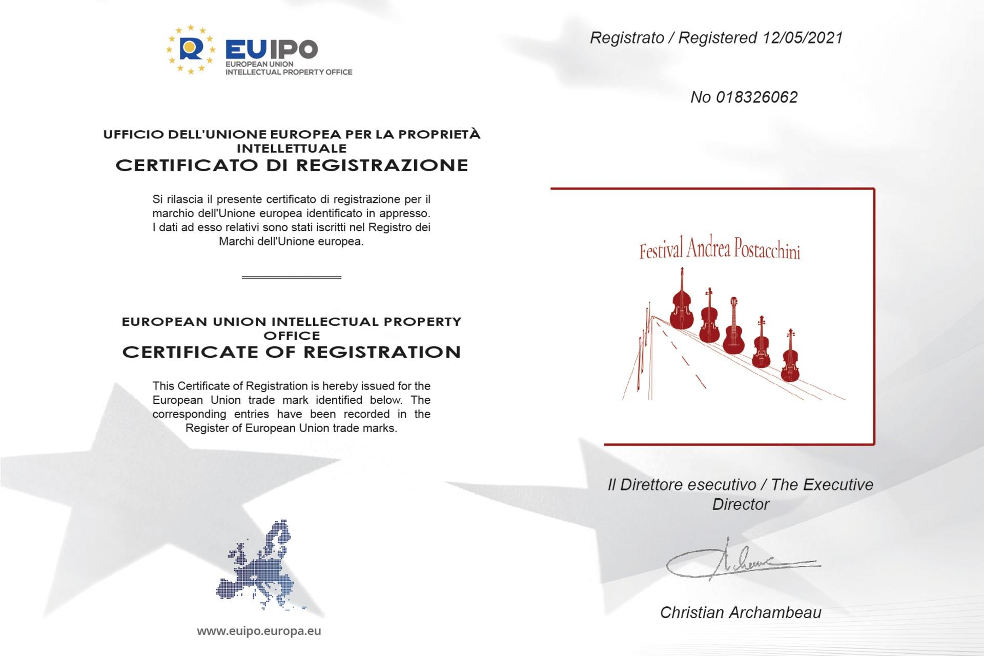 Marchio Europeo FAPAF - 2021