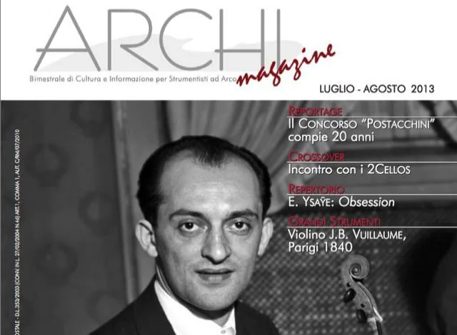 Archi Magazine - luglio/agosto 2013